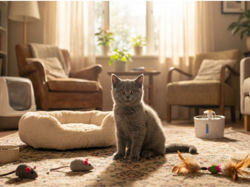 Checklist para recibir un gatito British Shorthair en casa: guía práctica de adaptación Checklist para recibir un gatito British Shorthair en casa: guía práctica de adaptación