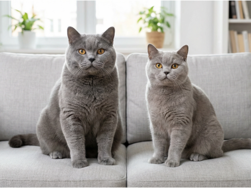 British Shorthair macho o hembra: cuál elegir según tu estilo de vida British Shorthair macho o hembra: cuál elegir según tu estilo de vida
